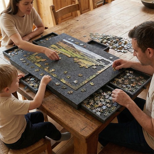 Jigsaw puzzle board portable - board,
