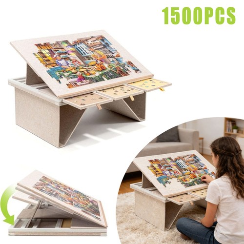 Puzzle table foldable jigsaw - foldable,