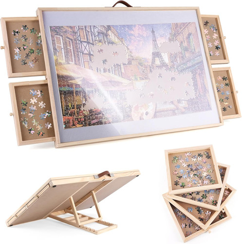 Jigsaw puzzle board folding - puzzle,