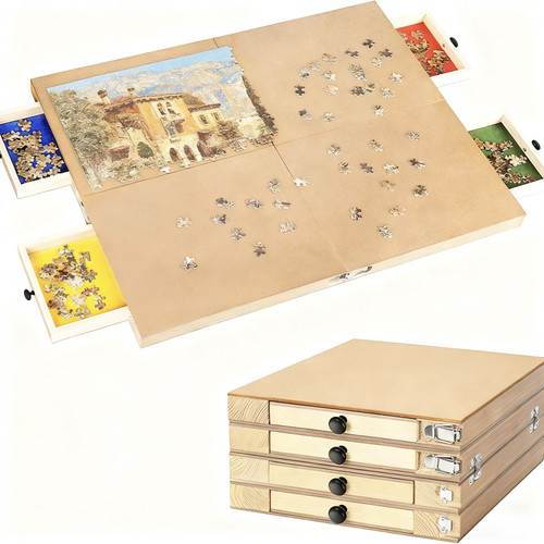 1000 piece wooden - 1000, jigsaw