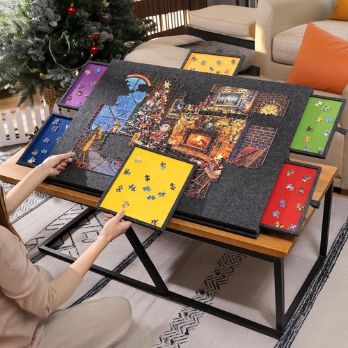 1000pc puzzle board - board, with