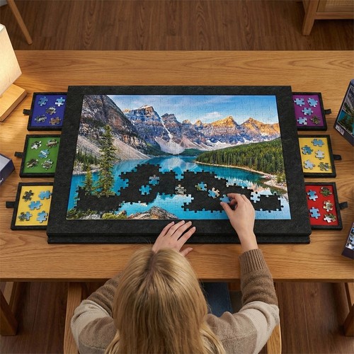 Felt jigsaw puzzle board - jigsaw,