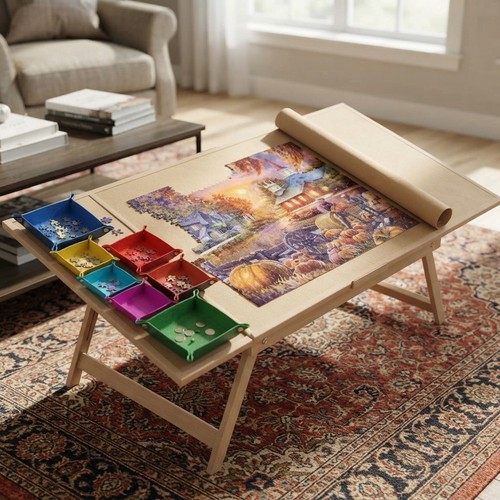 Durable foldaway jigsaw - jigsaw, puzzle